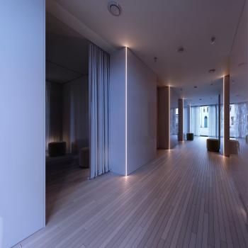 Außenwinkelprofil im Flurbereich